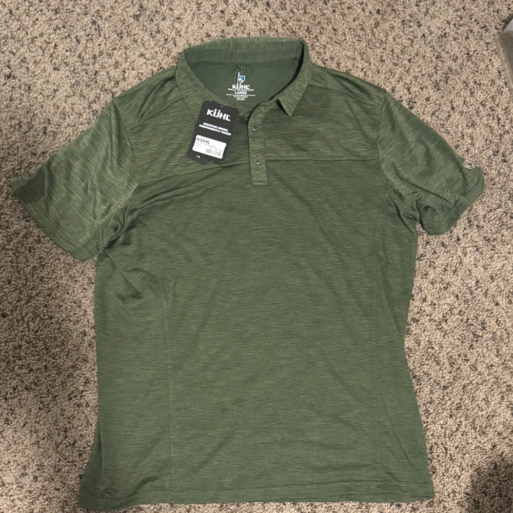 Kuhl Forest Green Polo Shirt